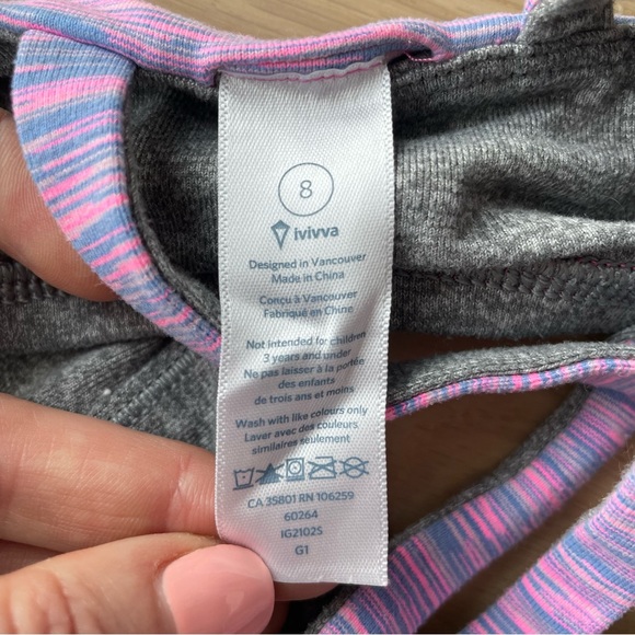 Lululemon IVVIVA sports bra Size 8 - Picture 3 of 4